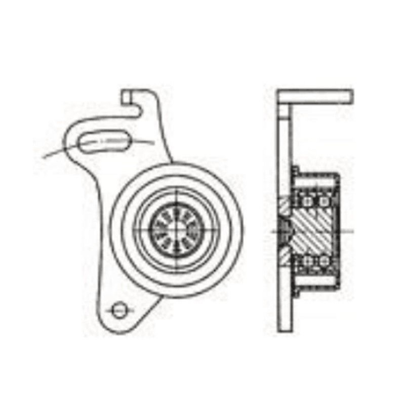 Tensor y rodamiento loco